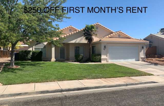 3 Bed/ 2 Bath HOME - 92 North 2040 East Street, St. George, UT 84790