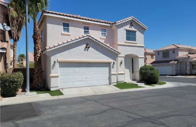 CHARMING GATED COMMUNITY HOME WITH LOW MAINTENANCE YARD - 822 Rocky Park Court, Paradise, NV 89123