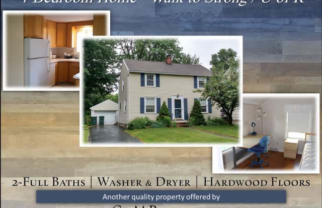 4-Bedroom Single-Family - Walk to Strong/UofR! photos photos