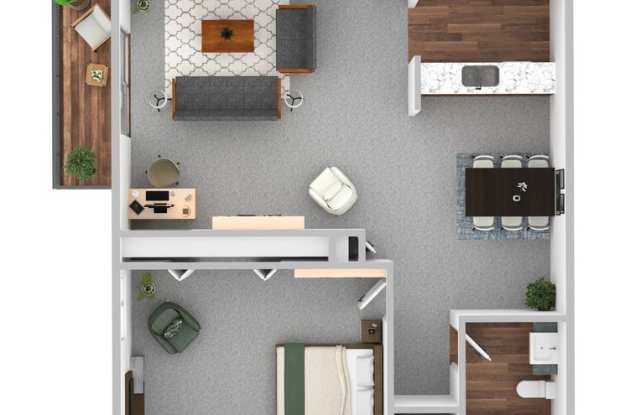 1 bedroom 1 bath, Top floor apartment - Updates  Private Balcony photos photos
