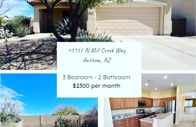40137 North Mill Creek Way - 40137 North Mill Creek Way, Anthem, AZ 85086