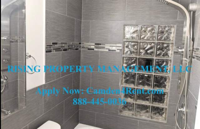 Newly Renovated 2 bedroom 1 bathroom home located in the historic Fairview section of Camden. Extra room on first floor can be used as a home office or 3rd bedroom and hardwood floors throughout. photos photos