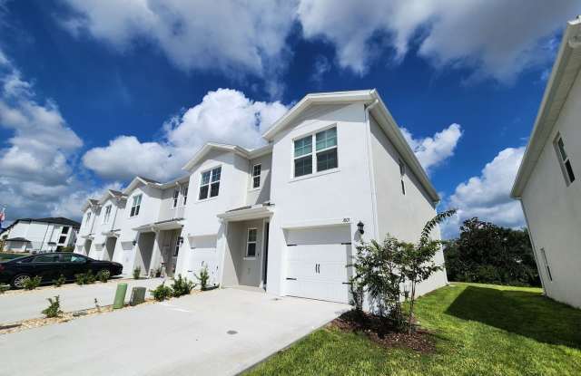 GREAT LOCATION! AMAZING BRAND-NEW 3 BEDROOM TOWNHOUSE! - 1803 Rock Elm Road, Polk County, FL 33837