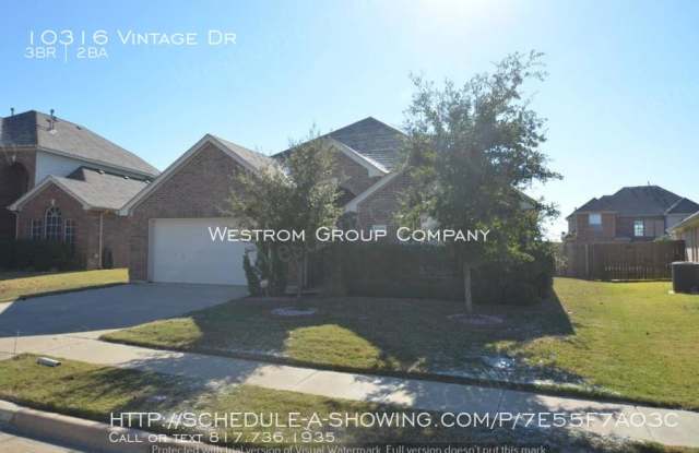 10316 Vintage Dr - 10316 Vintage Drive, Fort Worth, TX 76244