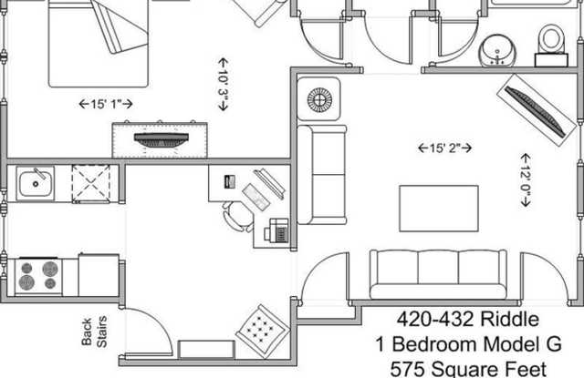 Spacious 1-Bedroom Apartment Near UC Campus - 420 Riddle Road photos photos