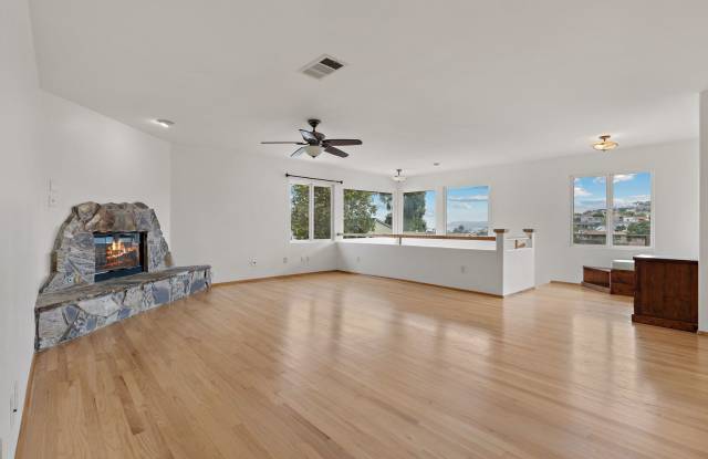 Expansive View of San Diego Bay! Double Car garage! Large backyard! Newly refinished WOOD FLOORS and fresh paint photos photos