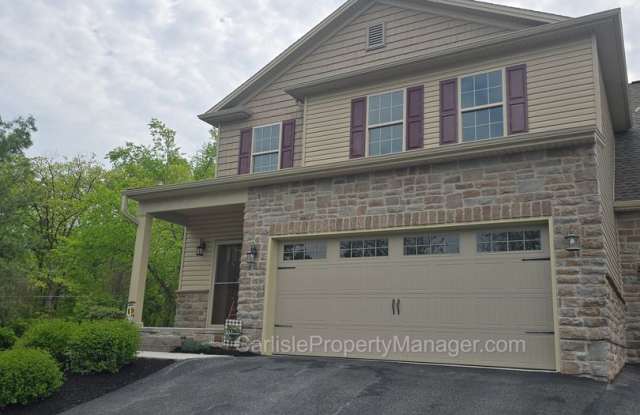 Duplex includes 2 car garage, laundry, patio, fireplace, central air, and mowing - 5 Tree View, Cumberland County, PA 17013