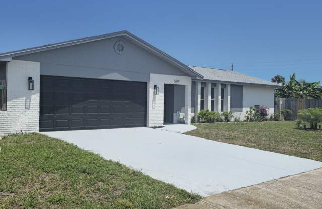 $5,000 Per Month FULLY FURNISHED - SATELLITE BEACH FL- MINUTES TO BEACH - 589 Coconut Street, Satellite Beach, FL 32937
