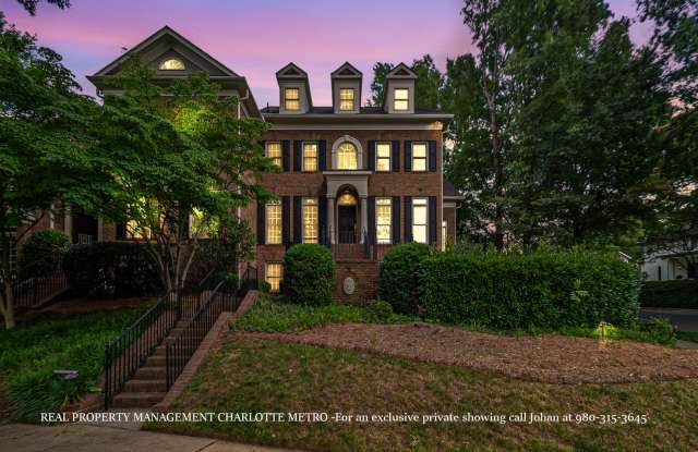 Luxurious 4 Bedroom, 5.5 Bathroom Townhome on Prestigious Queens Road. Contact (980) 315-3645 for private showing. Gallery 4