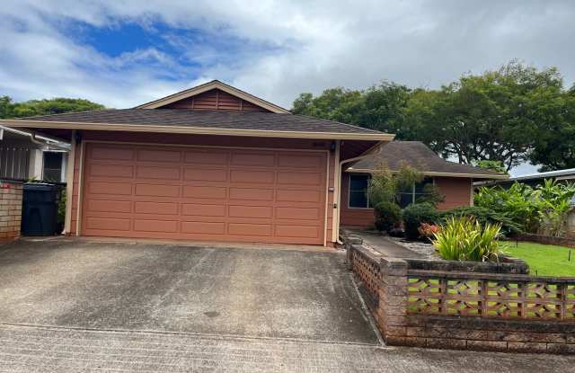 Large Single Level (Mililani Area)- 4 bedroom, 2 bath house w/garage - Avail now - 94-231 Kiaha Loop, Mililani Town, HI 96789