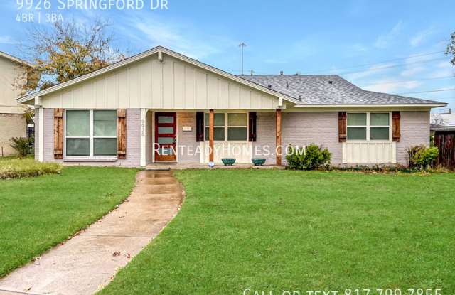 9926 Springford Dr - 9926 Springford Drive, Dallas, TX 75238