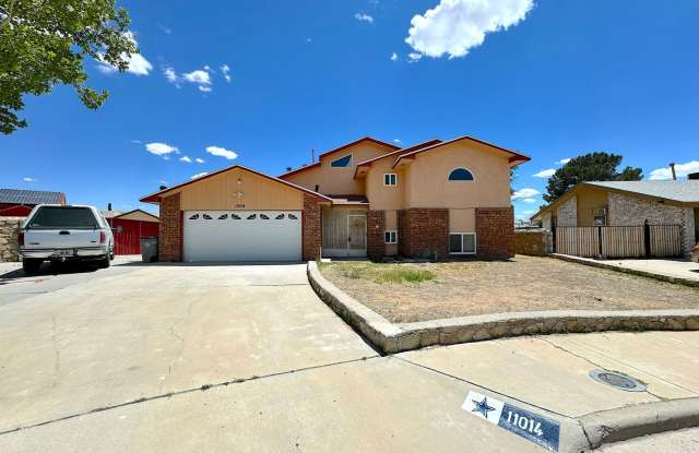 Northeast El Paso 3 Bed Refrig A/C split Tri-Level Home - 11014 Middledale Street, El Paso, TX 79934