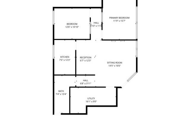 Large 2 bed / 1 bath Condo on North End of Town Gallery 3