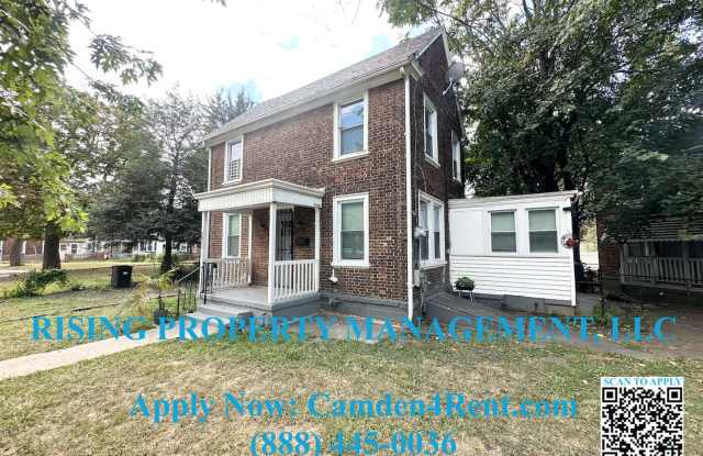 Newly Renovated 2 bedroom 1 bathroom home located in the historic Fairview section of Camden. This end unit has a wraparound yard on all 3 sides and private driveway. photos photos