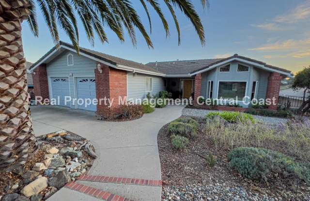 AVAILABLE FEBRUARY - Custom Home With Gorgeous Views - 3 Bed / 3 Bath - 329 Montrose Drive, San Luis Obispo, CA 93405