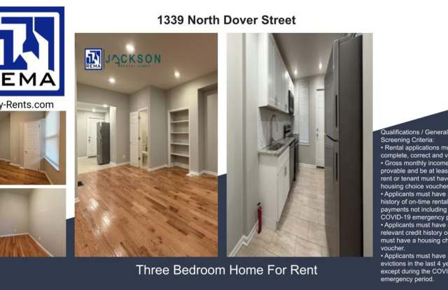 1339 N Dover St. 3 bedrooms, 1.5 bathrooms House photos photos 1339 N Dover St. 3 bedrooms, 1.5 bathrooms House photos photos