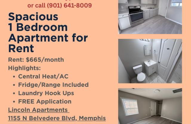 1155 North Belvedere Boulevard - 1155 North Belvedere Boulevard, Memphis, TN 38108