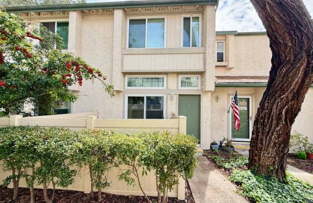 Move in Ready! 2BD Townhome! New Carpet! Two Patio Spaces! Attached Garage! photos photos