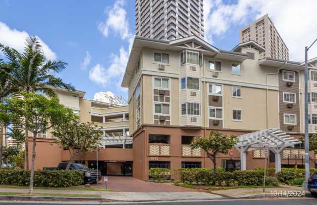 Available April 5th!  2 bedroom, 2 bath, 1-parking condo unit at The Cove Waikiki - 1820 Kaioʻo Drive, Honolulu, HI 96815