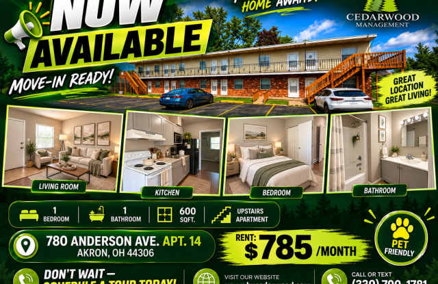 A comfortable 1 Bedroom with 1 Bathroom apartment in Anderson Avenue Gallery 1