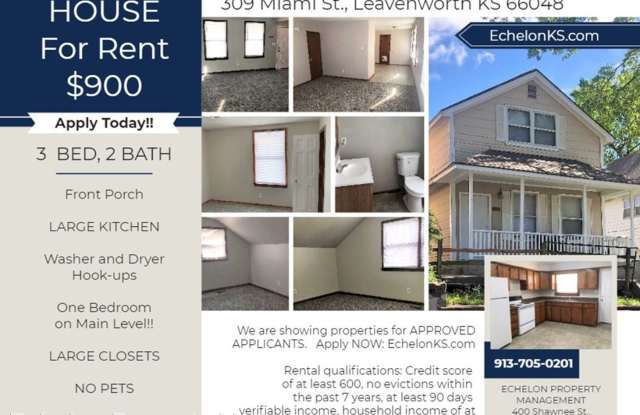 309 Miami - 309 Miami Street, Leavenworth, KS 66048