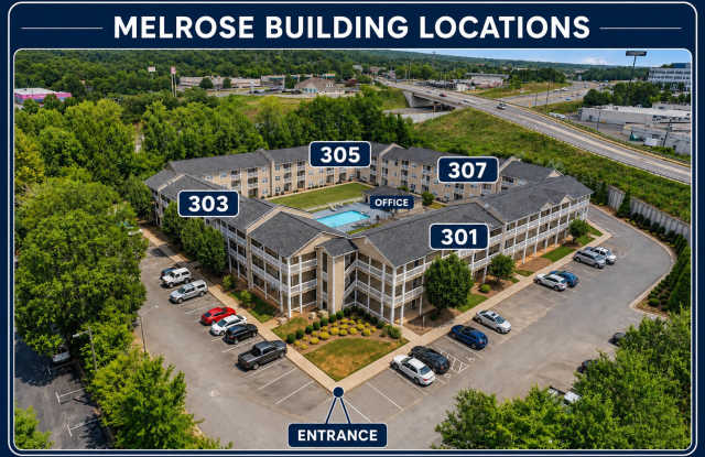 Melrose Apartments, Concord NC - 1 Bedroom 1 Bathroom Apartment, 995.00 Gallery 3