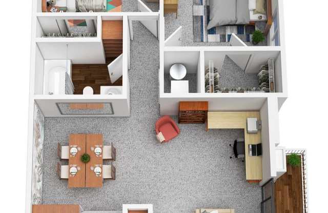 2 bedroom, One Bath Apartment with UPDATES! - Middle Floor with Private Balcony! photos photos
