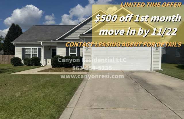 Spacious 3-Bedroom Home for Rent in Raeford - 567 Broad Drive, Hoke County, NC 28376