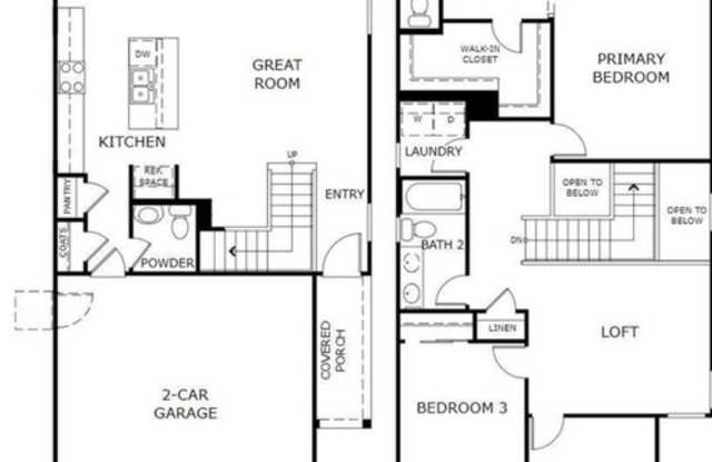 MOVE IN SPECIAL - 3 Bedroom, 2.5 Bath in Eastmark overlooking Skate Park. Gallery 4