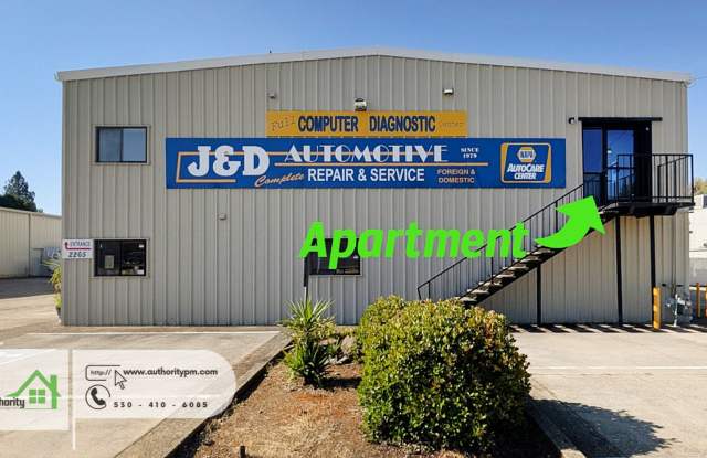 2265 Hartnell Apartment | Industrial-Edge Living Above Local Business | Utilities Included! - 2265 Hartnell Avenue, Redding, CA 96002 2265 Hartnell Apartment | Industrial-Edge Living Above Local Business | Utilities Included! - 2265 Hartnell Avenue, Redding, CA 96002