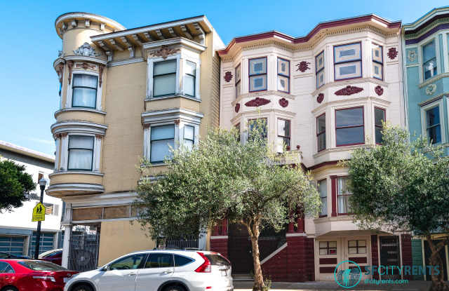 Cole Valley/Haight: Unfurnished Edwardian Flat w/ in-unit W/D photos photos
