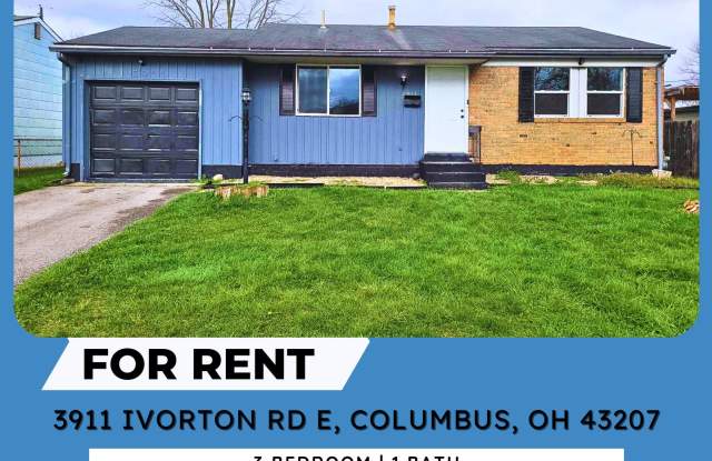 3 Bedroom House in the Southern Pines! Section 8 Eligible! - 3911 Ivorton Road East, Columbus, OH 43207