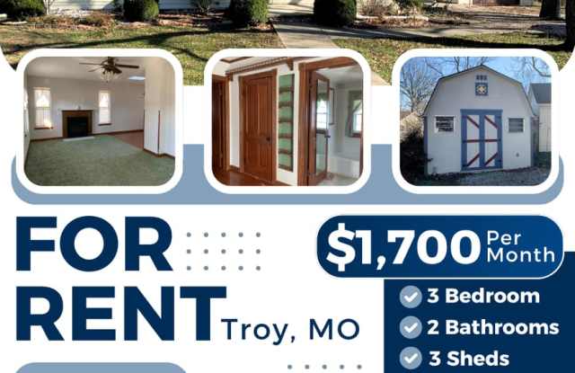 3 Bed 2 Bath House for Rent in Troy, MO Gallery 1