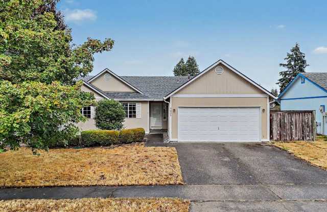 Charming Single-Story Yelm Home with Fully Fenced Backyard, 2-Car Garage & Storage Shed! photos photos