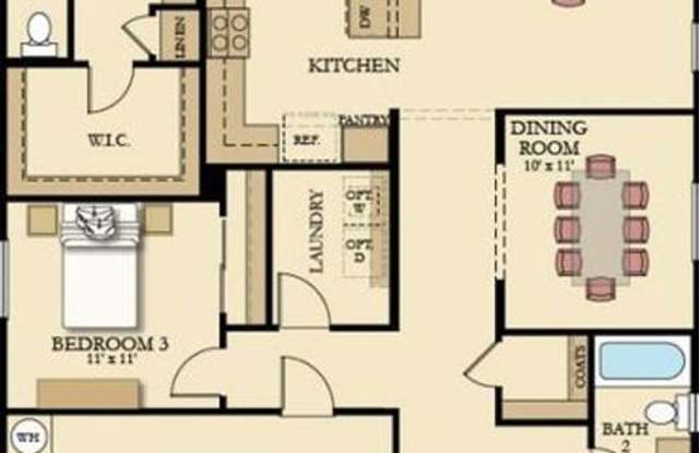 The Hudson - 3 Bedroom 2 Bath Single Family Home with 2 Car Garage and Fenced Yard photos photos