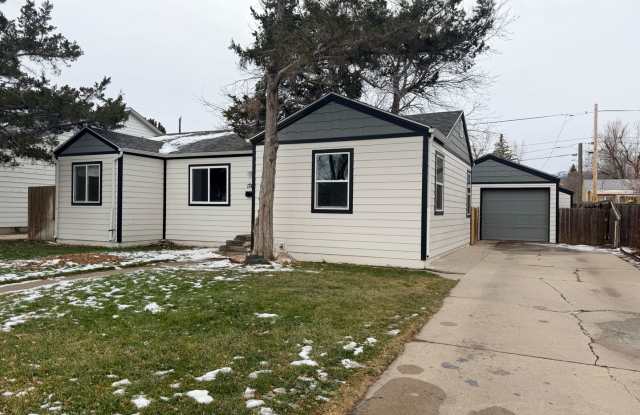 RENTAL 3 Bed Home w/ Garage Workshop  Fenced Yard - 1765 West 15th Street, Casper, WY 82604