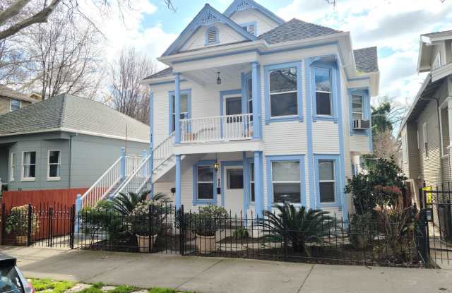 Downtown Sacramento 3 Bed, 1 Bath, 1275 sft. 1/2 Plex for Lease. - 420 S Street, Sacramento, CA 95811