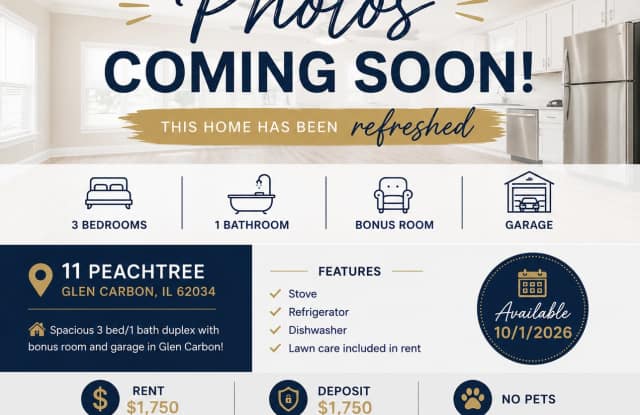 Spacious 3 Bedroom Duplex in Glen Carbon – Available 10/1! photos photos Spacious 3 Bedroom Duplex in Glen Carbon – Available 10/1! photos photos