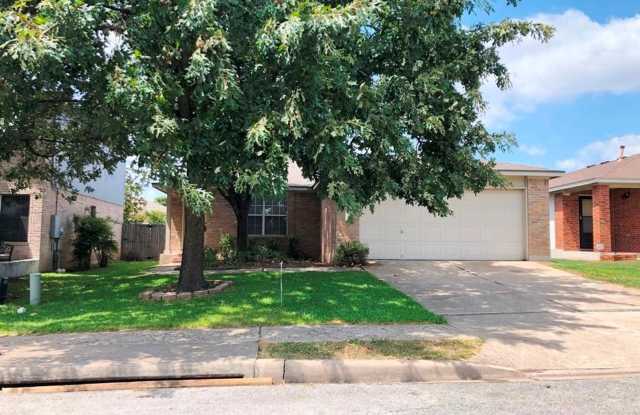 One-story home available for rent near Heatherwilde! - 17500 Dashwood Creek Drive, Pflugerville, TX 78660