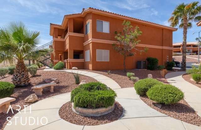 2-bedroom 2-bathroom upstairs condo fully furnished with all utilities included - 335 Colleen Court, Mesquite, NV 89027
