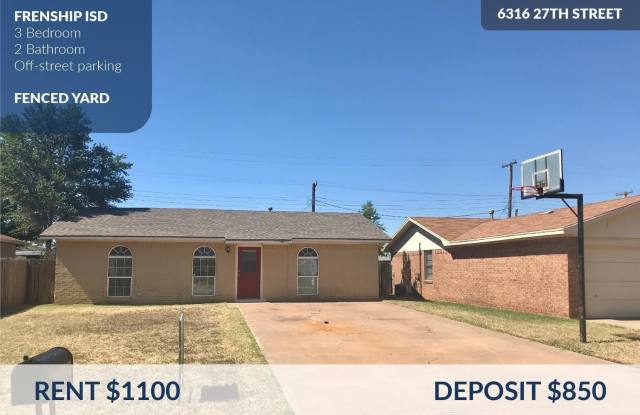 6316 27th Street - 6316 27th Street, Lubbock, TX 79407