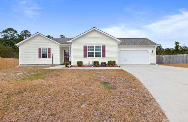 Ranch with fenced yard in Swansboro HS District! photos photos