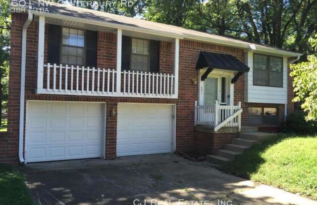 601 NW Canterbury Rd - 601 Northwest Canterbury Road, Blue Springs, MO 64015