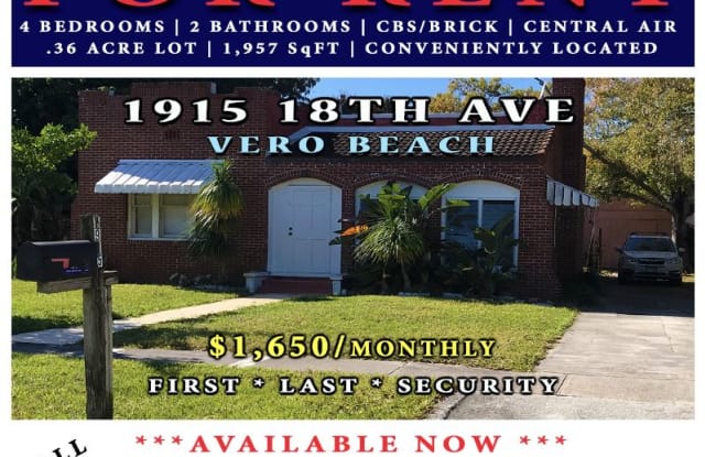 1915 18th Ave - 1915 18th Avenue, Vero Beach, FL 32960