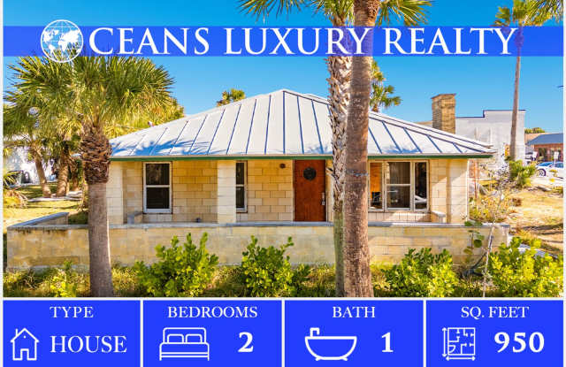 Historic Coquina Meets Modern Finishes 2 Bedroom 1 Bath Duplex in the Heart of Flagler Beach  photos photos