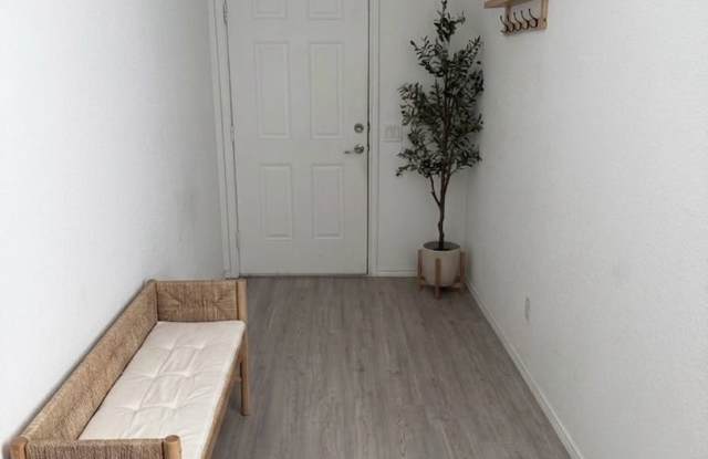 Full appliance package included: washer dryer and updated digital refrigerator! Gallery 3