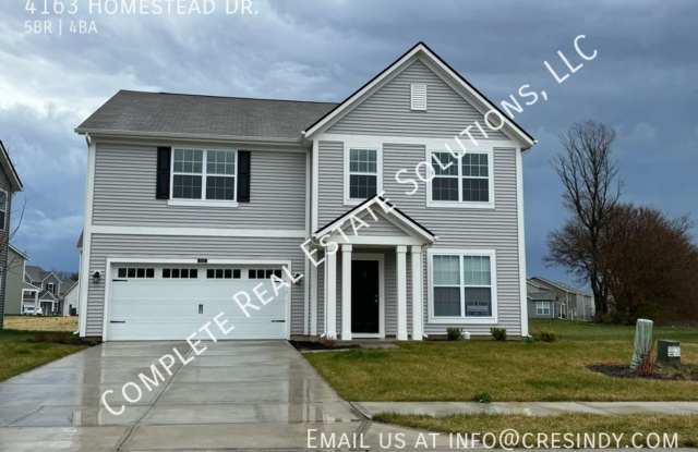 Now Showing this 5 BR, 3 1/2 BA home located at 4163 Homestead Dr., Whitetown, IN photos photos