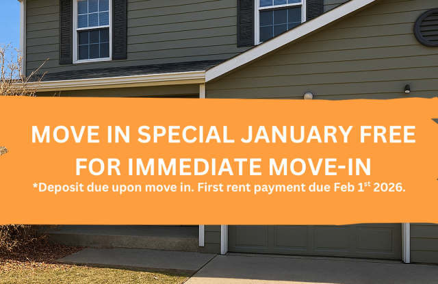 Move-In Special: January Rent FREE with Immediate Move-In! photos photos