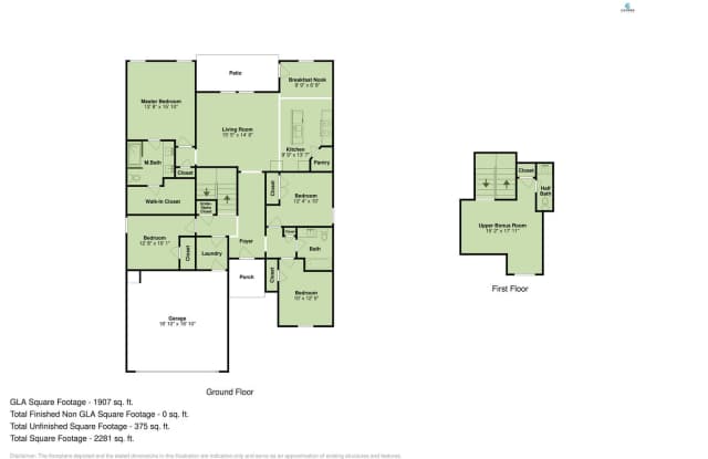 Luxury NEW 4 Bedroom 2.5 Bathroom Home in Piedmont Schools w/Bonus Room- Neighborhood Park/Basketball court Gallery 4