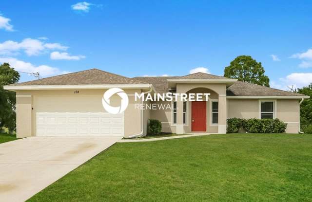 124 Gilbert Avenue South - 124 Gilbert Avenue South, Lehigh Acres, FL 33973